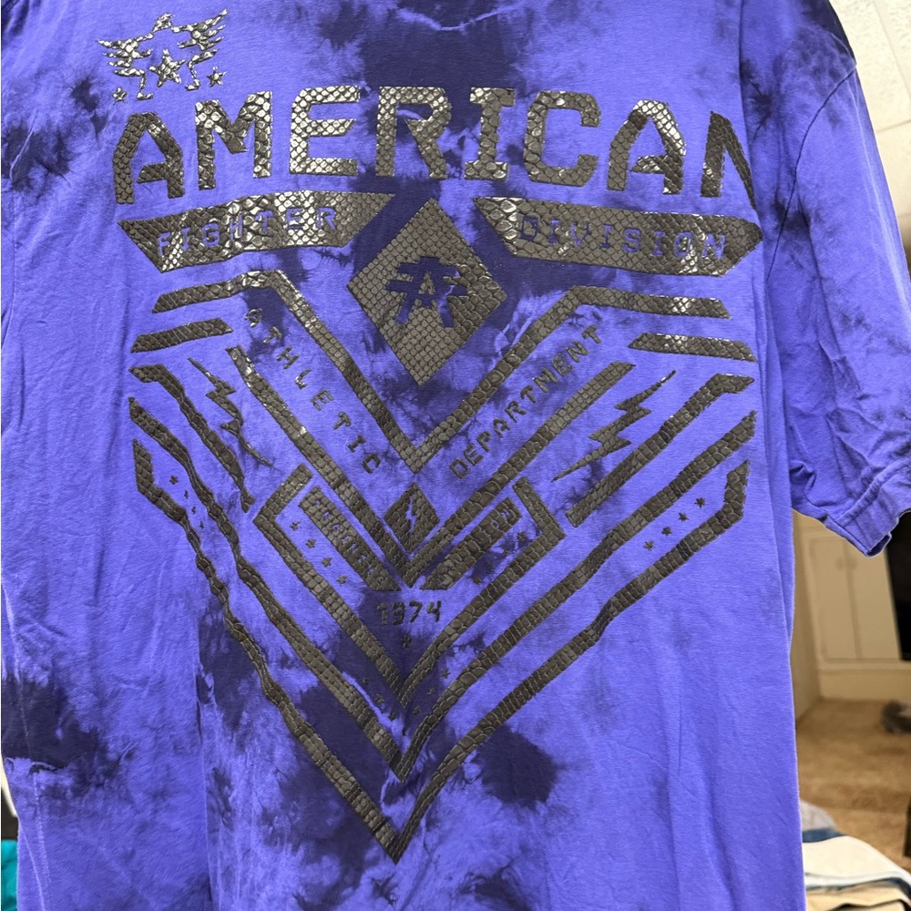 American Fighter Purple Graphic Tee
